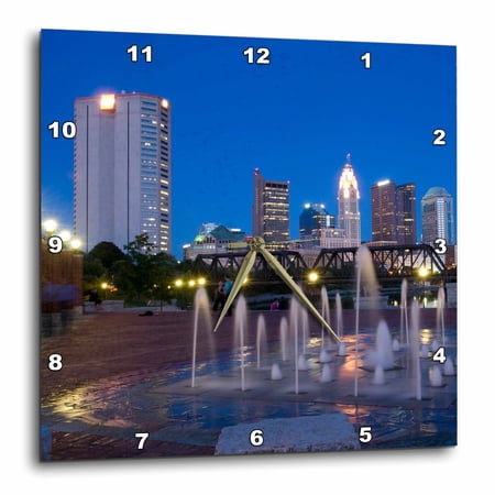 3drose, Usa, Ohio, Columbus - Us36 Twe0008 - E. O. Reed, 10x10 Wall Clock