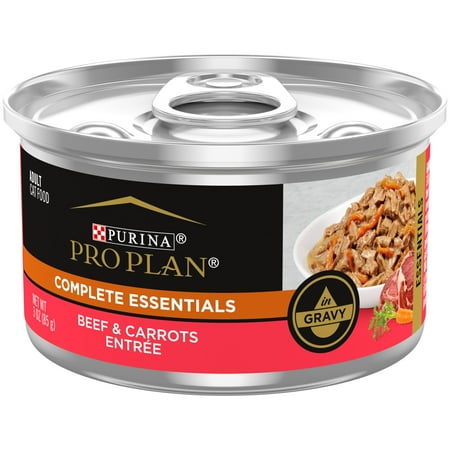 UPC: 0038100153067 | Purina Pro Plan Complete Essentials Wet Cat Food Beef Carrot 3 oz Cans (24 Pack)