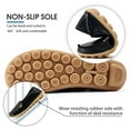 thumbnail image 4 of Ablanczoom Womens Loafers Comfort Flats Shoes Slip-on Casual Woman Shoe No-Slip Genuine Leather Walking Sneakers, 4 of 8