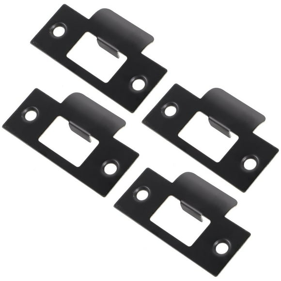 4pcs Deadbolt Strike Plates Latch Door Strike Plates Door Plate Reinforcement Plates