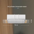 thumbnail image 4 of Deflector de aire para aire acondicionado - Deflector de aire universal para aire acondicionado - Ajustable - Retráctil, no requiere perforaciones - Apto para aires acondicionados de pared, 4 of 5