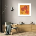 thumbnail image 3 of Amy Melious 36x36 Gallery Wrapped Canvas Wall Art Titled - Red and Gold I, 3 of 4