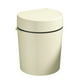 thumbnail image 2 of RKSTN trash can Plastic Garbage Container Bin With Press Top Lid, White,Beige,Gray,Plastic Garbage Bin,Wastebasket For Home,Kitchen,Bathroom,Garage, 2 of 8