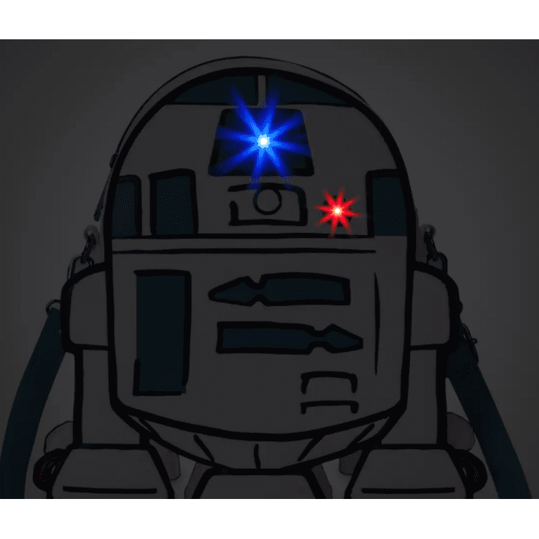 ☆US Disney Parks☆スターウォーズ R2-D2 クリア斜めがけバッグ R2-d2 クリアバッグ And Blue US Disney Parks☆スターウォーズ