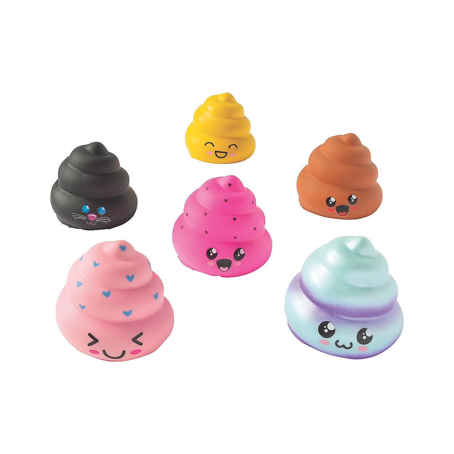 Assorted Scented Cute Poop Squishy Party Favors 12 Pieces Walmart