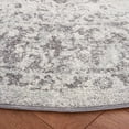 thumbnail image 3 of SAFAVIEH Tulum Chao Traditional Area Rug, 6'7" x 6'7" Round, Ivory/Grey, 3 of 8