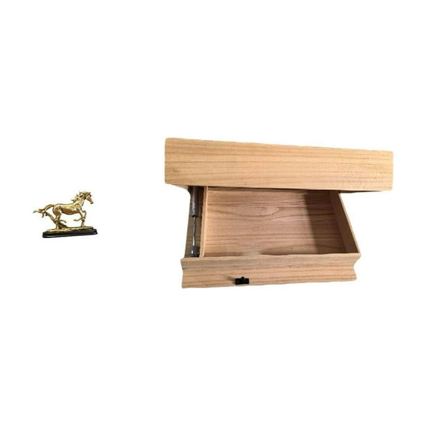 Figura de caballo,Figura coleccionable de caballo en miniatura,Adorno de caballo de resina,estatua de animal,decoración para el hogar,Estante flotante,Estante flotante,organizador rústico de