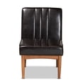 thumbnail image 3 of Baxton Studio Daymond Dining Chair, Dark Brown, 3 of 9