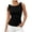 Black, variant on Women's Tank Tops Bow Shoulder Strap Sleeveless Casual Summer Work Blouses