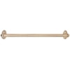 Classic Traditional 18" Grab Bar with Brass Construction - Finish: Satin Nickel