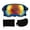 Blue Frame Blue Lens, variant on M Buder Pet Eyewear Dog Sunglasses Windproof UV Proof PC TPU with Adjustable Strap Goggles for Outdoor Skiing Blue Frame Blue Lens 7.87 inches / 20 cm