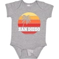 thumbnail image 3 of Inktastic San Diego California Vacation Retro Sunset Boys or Girls Baby Bodysuit, 3 of 5