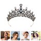 thumbnail image 5 of KAKOWELY 1 pieza elegante tocado de novia con corona de cristal, tocado para vestido de novia., 5 of 5