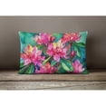 thumbnail image 3 of Carolines Treasures DAC1716PW1216 16 x 12 in. Unisex West Virginia Rhododendrons in Watercolor Fabric Decorative Pillow, 3 of 4