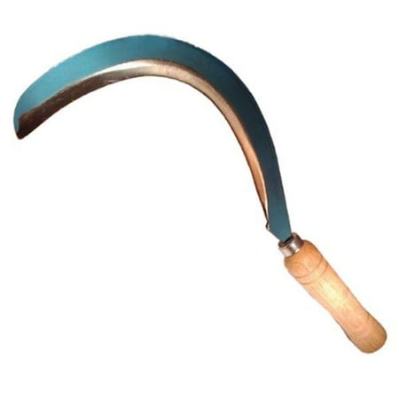 Zenport K209F Heavy Duty Non Serrated Weeding-Harvest Scythe, 13 inch length