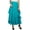 Green, variant on Phagun Women's Cotton Ruffled Self Belt Solid Magic Wrap Hippie Skirt-Blue