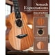 thumbnail image 2 of Ukelele de concierto Caramel CAG47 rojo brillante en caoba africana, 2 of 6