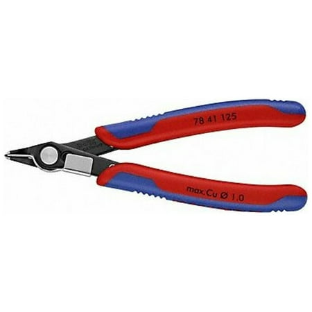 UPC: 0843221013639 | Knipex 5  Electronic Super Knips Narrow Head w/ Lead Catcher – MultiGrip