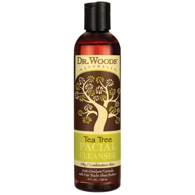 Dr. Woods Tea Tree Facial Cleanser with Fair Trade Shea Butter 8 fl oz Liq