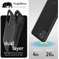 thumbnail image 3 of TUDIA MergeGrip Motorola ThinkPhone Case 2023 Dual Layer Screen And Camera Protection - Matte Black, 3 of 7