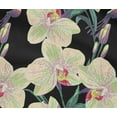 thumbnail image 4 of oneOone Cotton Flex Fabric Leaves & Orchids Floral Print Fabric BTY 40 Inches Wide, 4 of 4