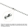 thumbnail image 5 of Unique Bargains 2.4/3.2/4.5/6mm Stainless Steel Replacement Clasps Links Ball Chain Connector 160 Pack, 5 of 5