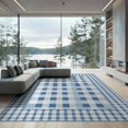 thumbnail image 2 of ODIKA 6'x9' Washable Area Rug Easy Care, Non-Shedding, Plaid Bold Front Tartan Grid Layout Featuring Interlocking Layering for Queen Size Bedroom Under Bed Master Suite, 2 of 7