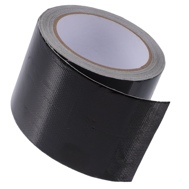 Cinta de reparación de lona Weatherstrip Cinta de reparación de lona para automóvil Fibra de vidrio 3.15"x32.81ft Negra 1pc