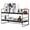 Black Color, variant on YOYTOO Desk Shelf Organizer, 2 Tier Desktop Organizers Storage Shelves Tabletop Bookshelf for Home Office, Black