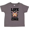 thumbnail image 3 of Inktastic Life is Better with a Corgi Boys or Girls Toddler T-Shirt, 3 of 5