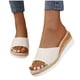 thumbnail image 4 of Amzcrzy Zapatos de mujer,Zapatos de mujer,Zapatillas de mujer, Sandalias planas de mujer, sandalias de playa para mujer, zapatillas casuales antideslizantes de verano Sandalias Mujer Zapatillas De Ca, 4 of 4