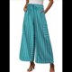 thumbnail image 2 of Pantalones Anchos de Verano para Mujer, Cómodos, Color Verde Malaquita, Talla XXL, 2 of 5
