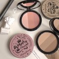thumbnail image 3 of Contouring Powder Three-dimensional Effect Non-flying Powder Trimming Three-color Face Blush Eyeshadow Makeup Palette Makeup Supply, 3 of 8