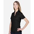 thumbnail image 2 of North End 78632 Women's Recycled Polyester Performance Pique Polo-Black-2XL, 2 of 5
