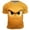 06-Yellow, variant on IWRICH Men's Oversize Short Sleeve T Shirts Funny Face Printed Crew Neck Tops Casual Summer Beach Holiday Tees 06-Yellow XL