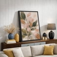 thumbnail image 4 of Framed Canvas Wall Art Soft Abstract Botanical Leaves Print for Living Room Decoration - 24"x36" BLACK, 4 of 8