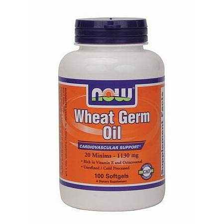 Wheat Germ Oil - NOW Wheat Germ Oil 100 Softgels