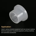 thumbnail image 4 of Uxcell Flanged Sleeve Bearings Plastic Bushings Nylon Bushings, White 10.2x13x10.1mm 4Pcs, 4 of 5