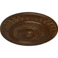 thumbnail image 3 of Ekena Millwork 26 5/8"OD x 2 1/4"P Christopher Ceiling Medallion, Hand-Painted Root Beer Crackle, 3 of 5