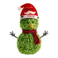 thumbnail image 5 of Snowman Christmas Tree - Topiary Outdoor,21.65 Inch Topiary Trees Artificial Outdoor,Faux Boxwood Bush Plants,Fake Cedar Potted With Ground Spike, 5 of 6