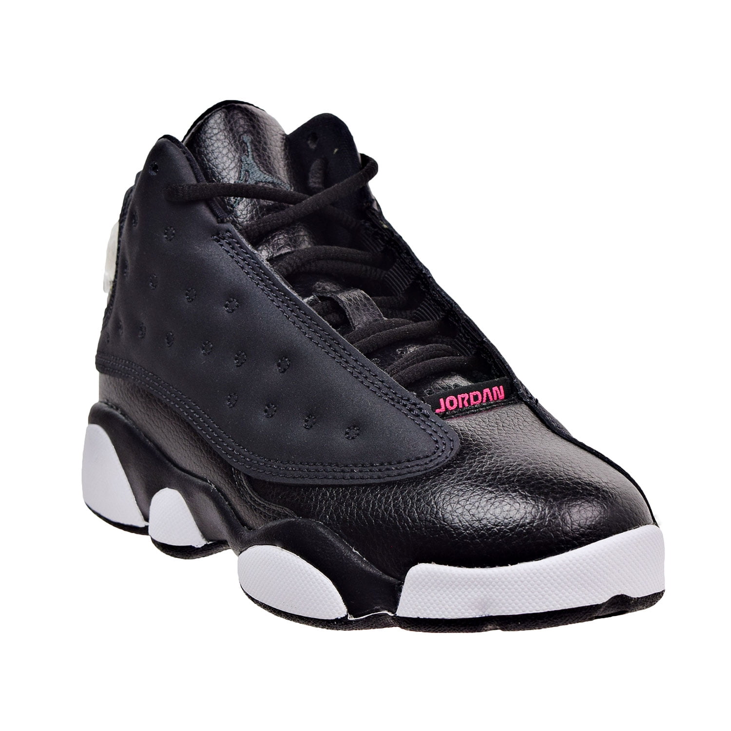 black and pink jordan 13s