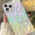 thumbnail image 2 of Fashion Gradient Bling Glitter Laser Water Ripple Phone Case Compatible with iPhone Case (Colorful,iPhone 13 Pro Max), 2 of 6