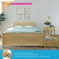 thumbnail image 2 of BEDSMART Lit Double en Bois Massif avec Rangement / Naturel, 2 of 7