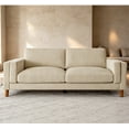 thumbnail image 3 of Aukfa 87" Modern Sofa Couch Oversized 3-Seater Sofa for Living Room, 23" Deep Seat, Corduroy, Beige, 3 of 9