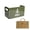 Green, variant on BIMZUC Outdoor Gas Stove Wind Shield 3 Panels Collapsible Carbon Steel Windscreen with Storage Bag for Camping (16.5 inches / 42.0 cm)