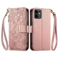 thumbnail image 1 of Flip Case for FOXDOCK OPPO Reno 13 Kickstand Viewing Full Protection Wallet Function Gift Choice Floral Embossed, 1 of 6
