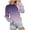 Purple, variant on VANLOFE Women's Long Sleeve Sweatshirt Women's Gradient Crewneck Sweatshirt Soft Fashion Sweatshirt for Women Blue Sweatshirt L