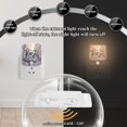 thumbnail image 5 of Panda Bear Flowers Floral Guita Night Lights Plug into Wall LED with Auto Light Sensor Warm Light for Kids Hallway Bedroom Living Room Kitchen Bathroom Set of 2, 5 of 7