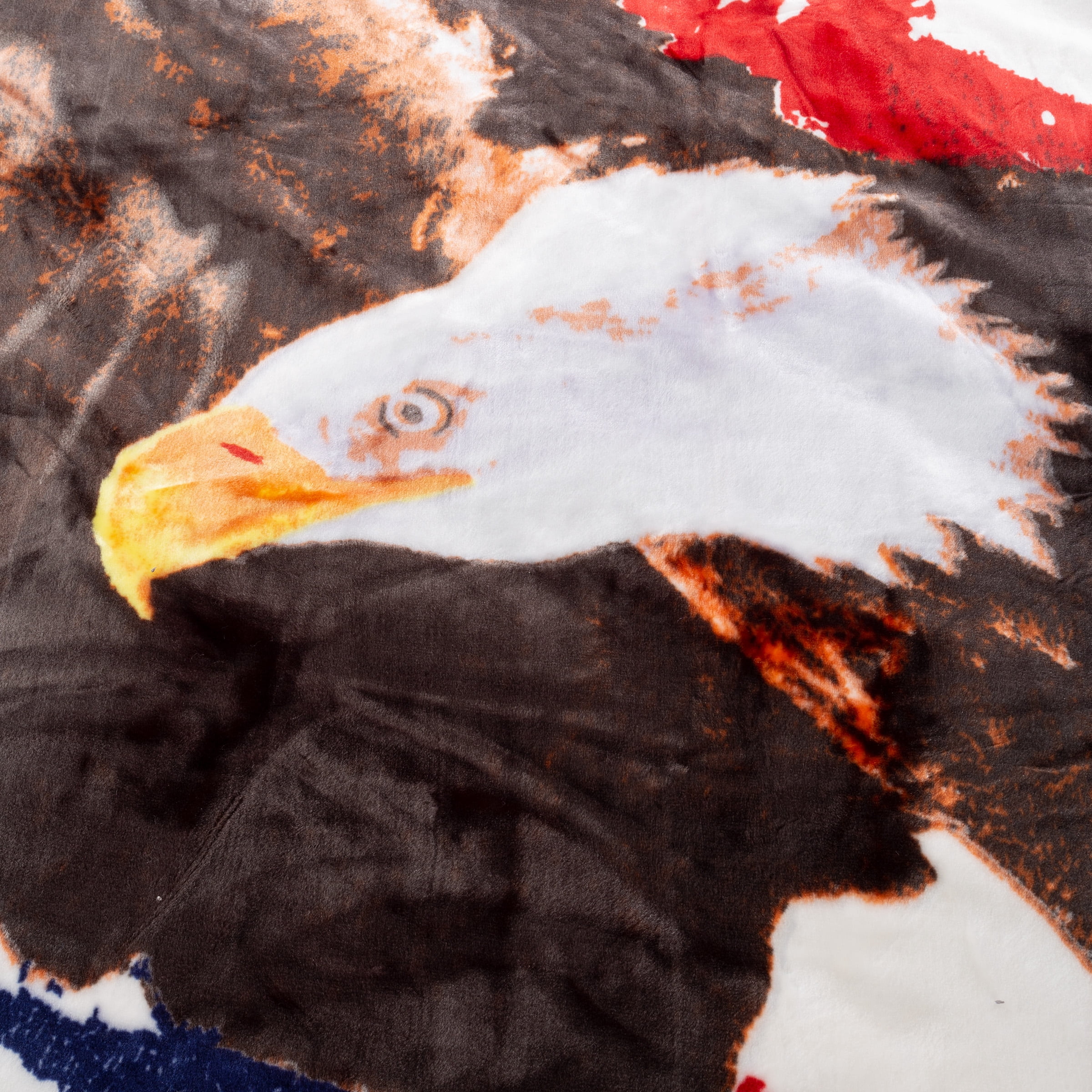 Somerset Home 8-Lb Oversized Throw Blanket for Kids and Adults (Bald Eagle/Multicolor)