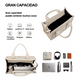 thumbnail image 4 of Bolsos Para Mujer Pu Capacidad Cercanías 33x27x16 Xtellar beige, 4 of 4